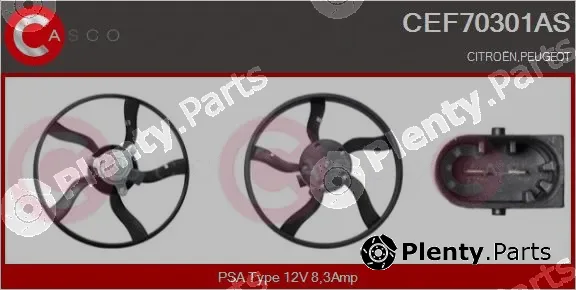 Casco CEF70301AS — Fan, engine cooling
