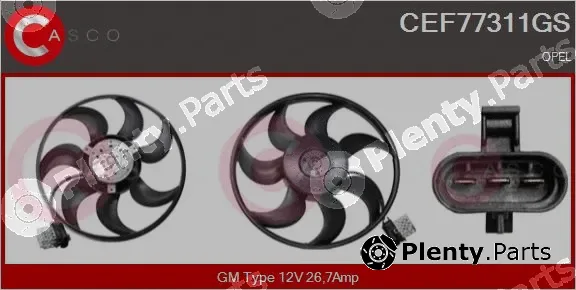 Casco CEF77311GS — Fan, engine cooling