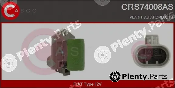 Casco CRS74008AS — Series resistor, electric motor (radiator fan)