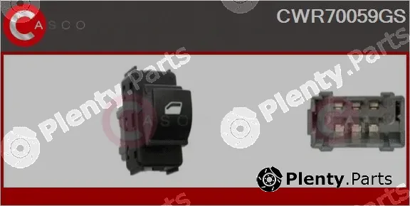 Casco CWR70059GS — Switch, window regulator