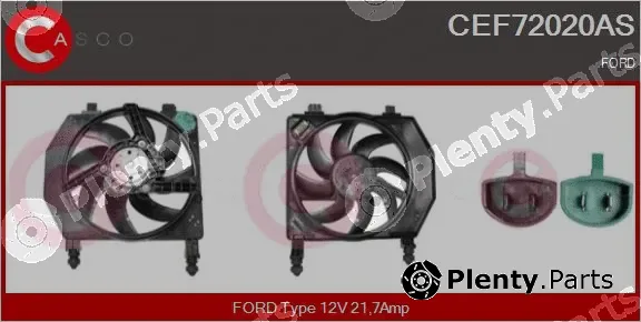 Casco CEF72020AS — Electric Motor, radiator fan