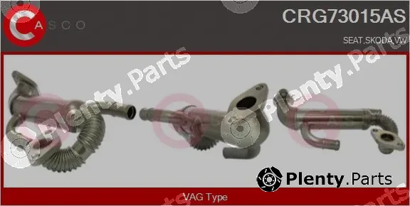 Casco CRG73015AS — Cooler, exhaust gas recirculation