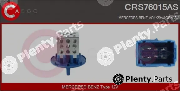 Casco CRS76015AS — Resistor, interior blower