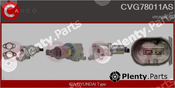 Casco CVG78011AS — EGR Valve
