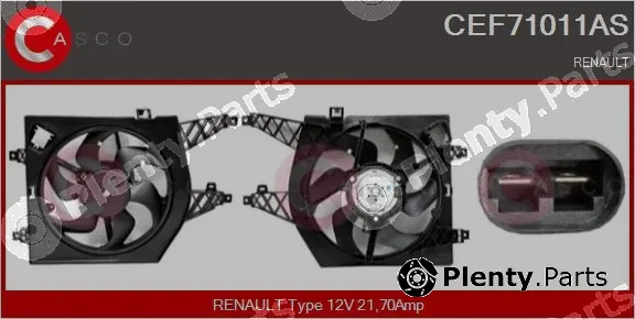 Casco CEF71011AS — Electric Motor, radiator fan