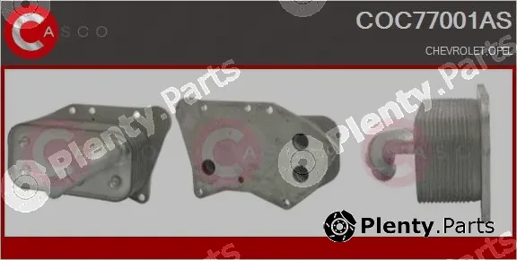 Casco COC77001AS — Oil Cooler, engine oil