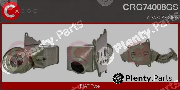 Casco CRG74008GS — Cooler, exhaust gas recirculation