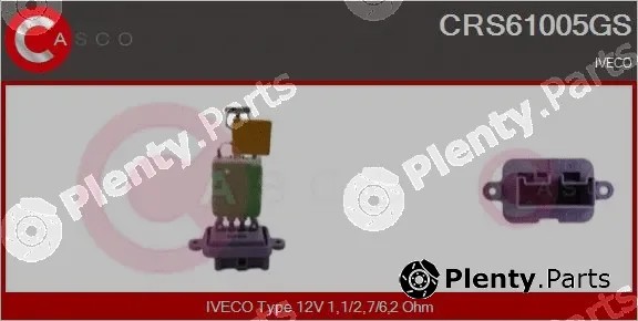Casco CRS61005GS — Resistor, interior blower