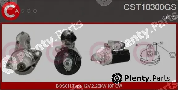 Casco CST10300GS — Starter