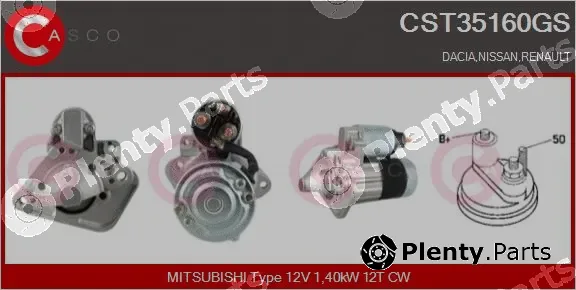 Casco CST35160GS — Starter