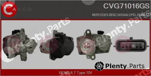 Casco CVG71016GS — EGR Valve