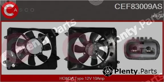 Casco CEF83009AS — Electric Motor, radiator fan