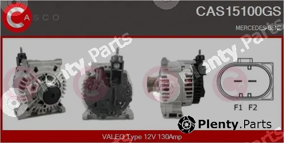 Casco CAS15100GS — Alternator, starter