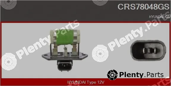 Casco CRS78048GS — Series resistor, electric motor (radiator fan)