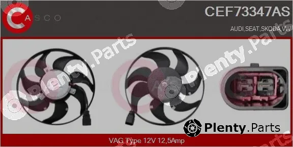 Casco CEF73347AS — Fan, engine cooling
