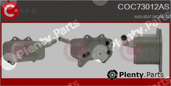 Casco COC73012AS — Oil Cooler, engine oil