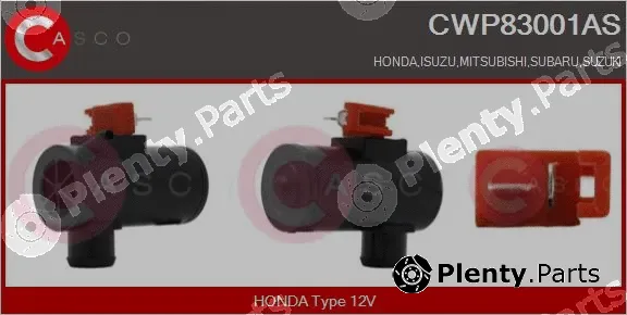 Casco CWP83001AS — Washer Fluid Pump, window cleaning
