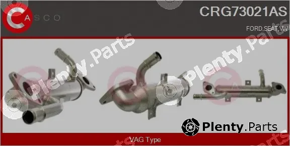 Casco CRG73021AS — Cooler, exhaust gas recirculation
