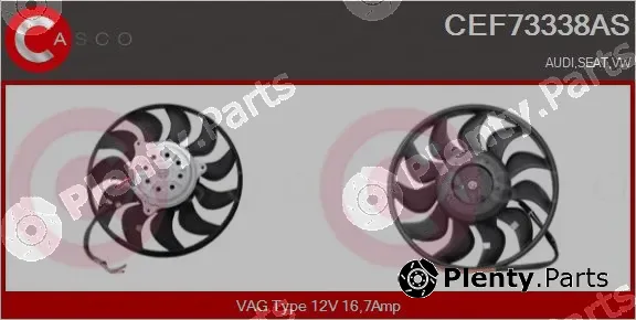 Casco CEF73338AS — Fan, engine cooling