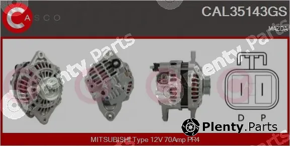 Casco CAL35143GS — Alternator