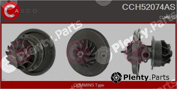 Casco CCH52074AS — Core assembly, turbocharger