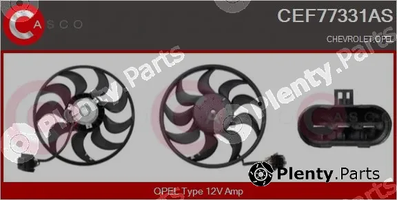 Casco CEF77331AS — Fan, engine cooling