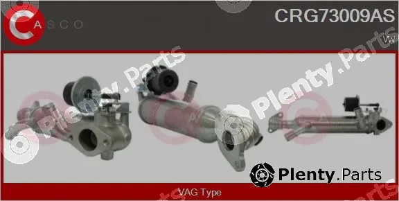 Casco CRG73009AS — Cooler, exhaust gas recirculation