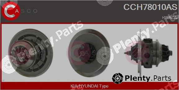 Casco CCH78010AS — Core assembly, turbocharger