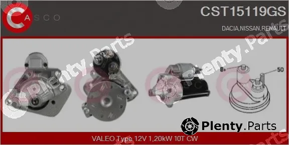 Casco CST15119GS — Starter