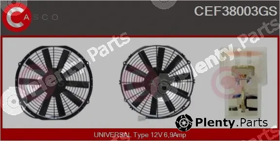 Casco CEF38003GS — Electric Motor, radiator fan
