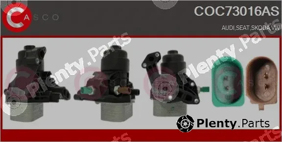 Casco COC73016AS — Oil Cooler, engine oil