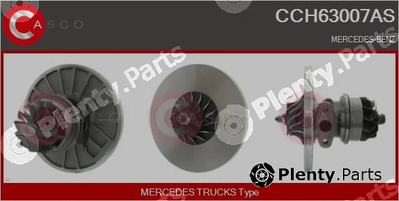 Casco CCH63007AS — Core assembly, turbocharger
