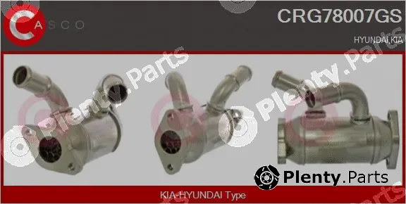 Casco CRG78007GS — Cooler, exhaust gas recirculation