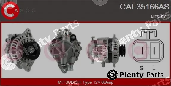 Casco CAL35166AS — Alternator