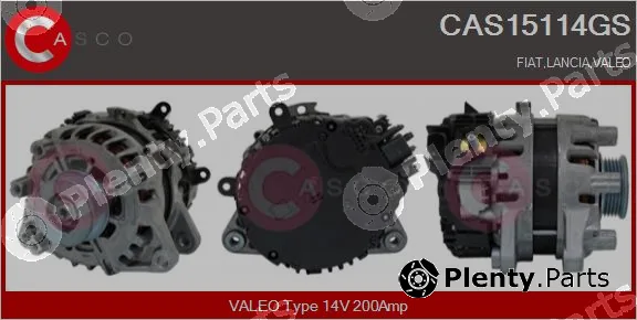 Casco CAS15114GS — Alternator, starter