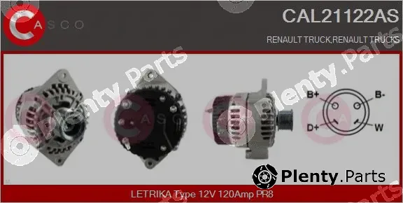 Casco CAL21122AS — Alternator