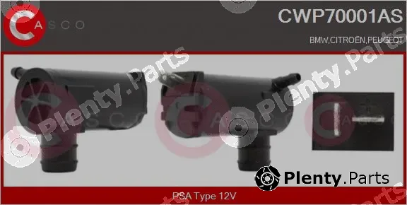 Casco CWP70001AS — Washer Fluid Pump, window cleaning