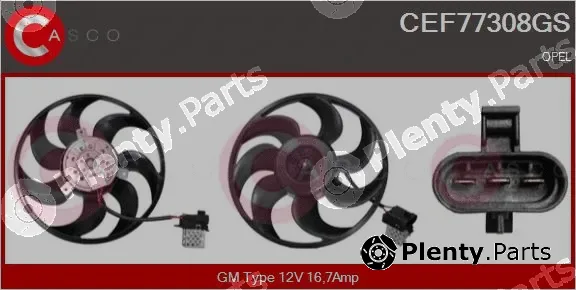 Casco CEF77308GS — Fan, engine cooling