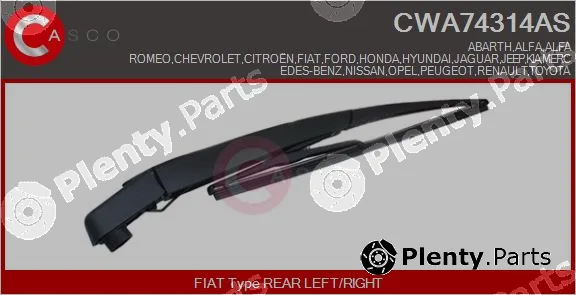 Casco CWA74314AS — Wiper Arm, window cleaning