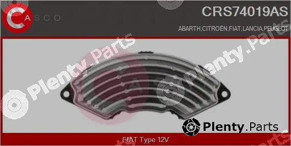 Casco CRS74019AS — Resistor, interior blower