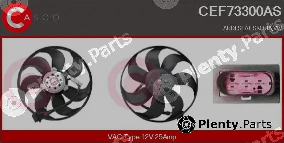 Casco CEF73300AS — Fan, engine cooling