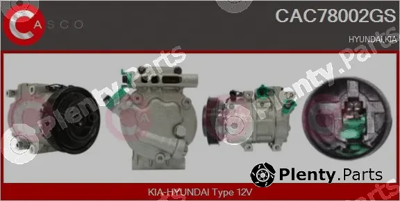 Casco CAC78002GS — Compressor, air conditioning