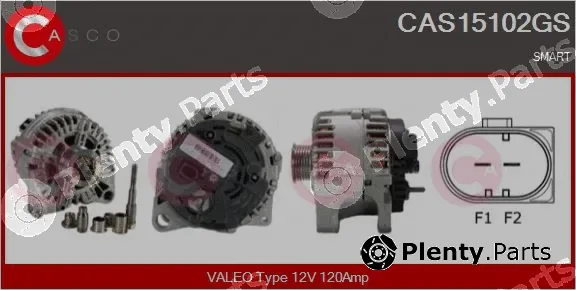 Casco CAS15102GS — Alternator, starter