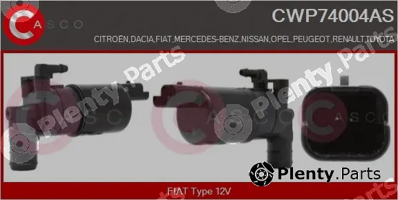 Casco CWP74004AS — Washer Fluid Pump, window cleaning