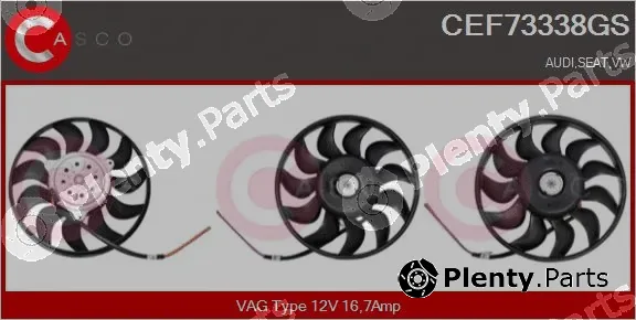 Casco CEF73338GS — Fan, engine cooling