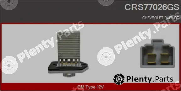 Casco CRS77026GS — Resistor, interior blower