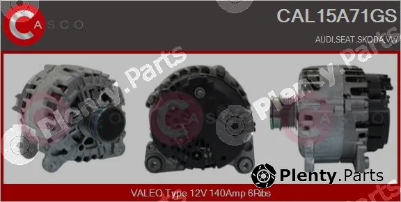 Casco CAL15A71GS — Alternator