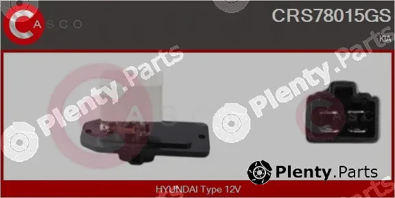 Casco CRS78015GS — Resistor, interior blower