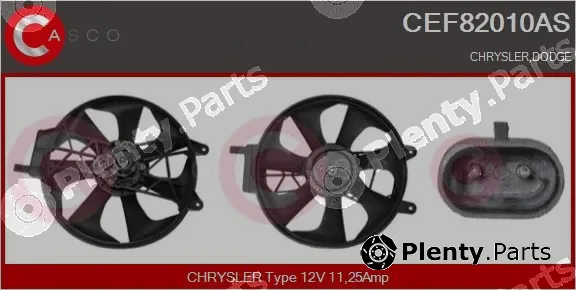 Casco CEF82010AS — Electric Motor, radiator fan