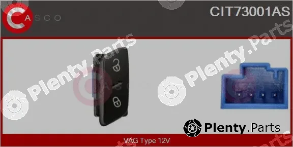 Casco CIT73001AS — Switch, door lock system